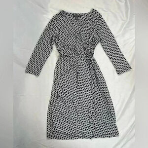 A PEA‎ IN THE POD Womens Size Small Black & White Wrap Maternity Dress